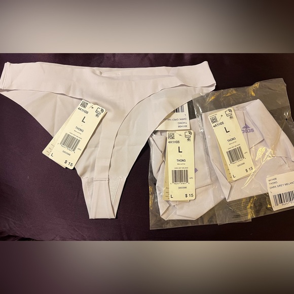 NWT Adidas Cut Free Thongs (seamless, no show) - Picture 2 of 2